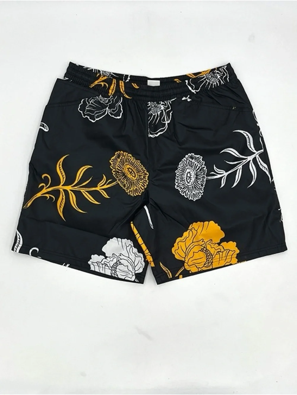 Men's Black Floral Swim/Athletic Shorts - Nike - Picture 3 of 9